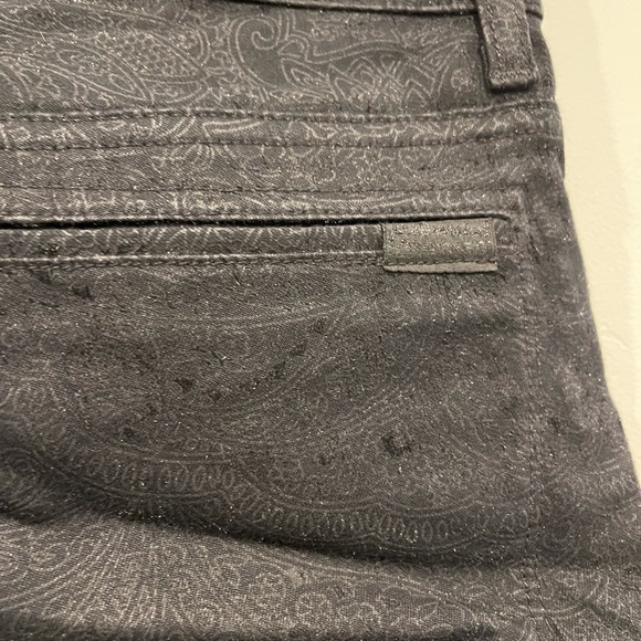 7 For All Mankind - Jeans/Pants - SZ 27 - Black with Paisley detail - Picture 7 of 9